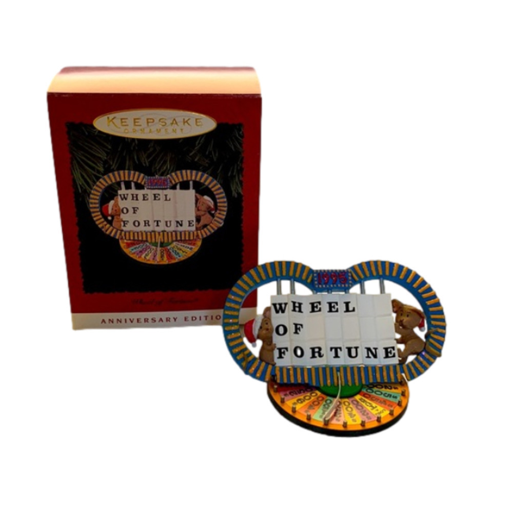 Hallmark Keepsake Ornament Wheel of Fortune 20 Year Anniversary Pop Culture